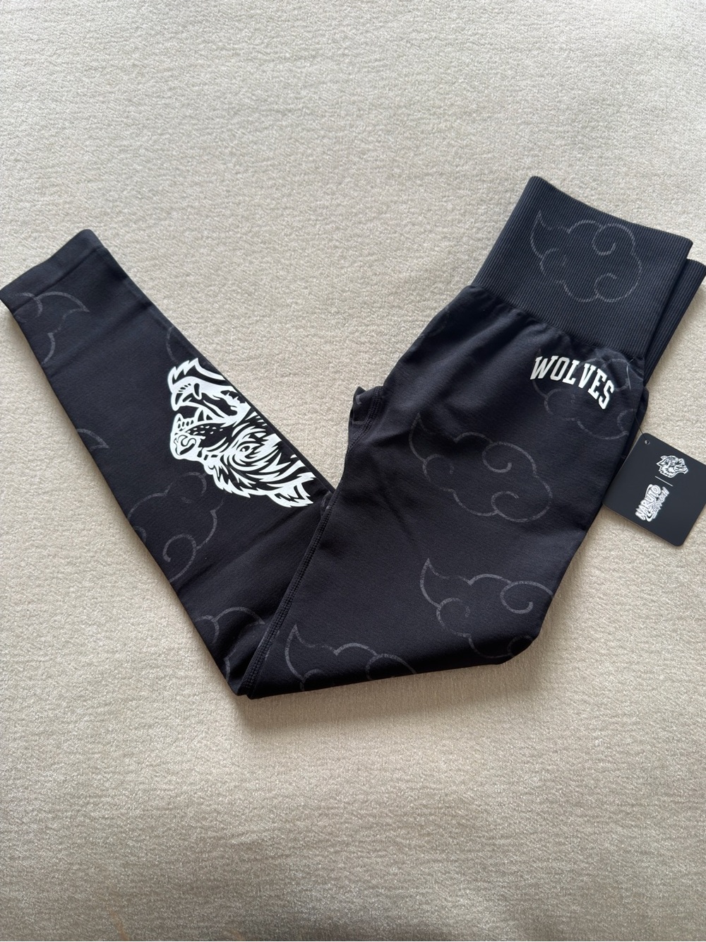 Darc Sport Naruto Black Leggings sz S